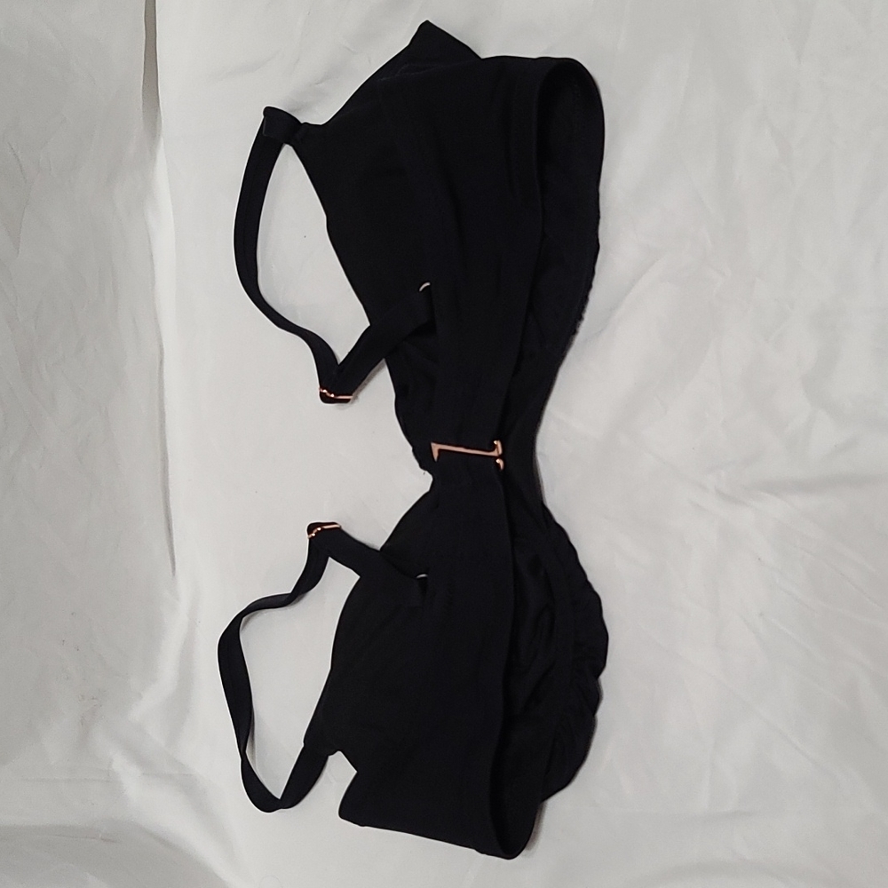 Black Shade & Shore bikini top 36d - Picture 2 of 3